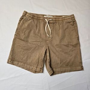 PacSun Volley Shorts Mens Teen Small Elastic Waist Drawstring Casual Small Khaki